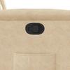 Recliner Chair with Lift Assistance Cream Microfiber Fabric
