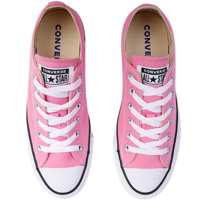 Converse Chuck Taylor All Star Stylish & Comfortable Low-Top Espadrilles Unisex Pink & White