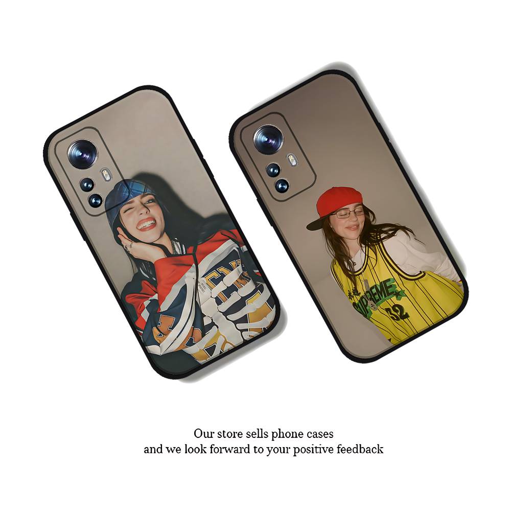 American Classic Female Singer Slim Black Shockproof Phone Case: Snug Fit For Xiaomi 12,11,12S Ultra & Redmi Note 11,10T,9,9A,8P