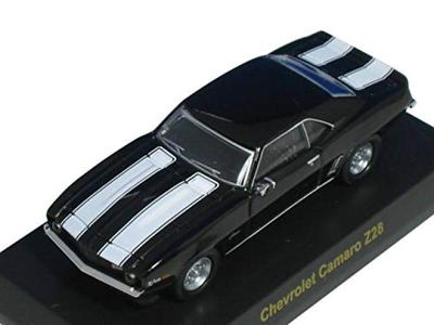 Kyosho USA Sports Car Mini Car Collection 1 Chevrolet Camaro Z28 Black 1/64