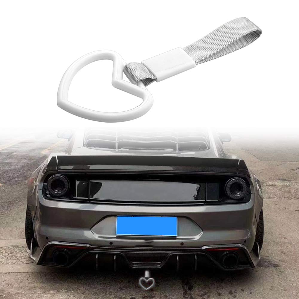 Benkeg Hanging Ring Heart JDM Train Bus Handle Hand Strap Drift Charm Strap Drift