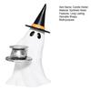 Spøkelsesheks Lysestake Bedårende Form Mini Størrelse Bord Pult Halloween Festlig Lysestake Dekorasjon Festartikler