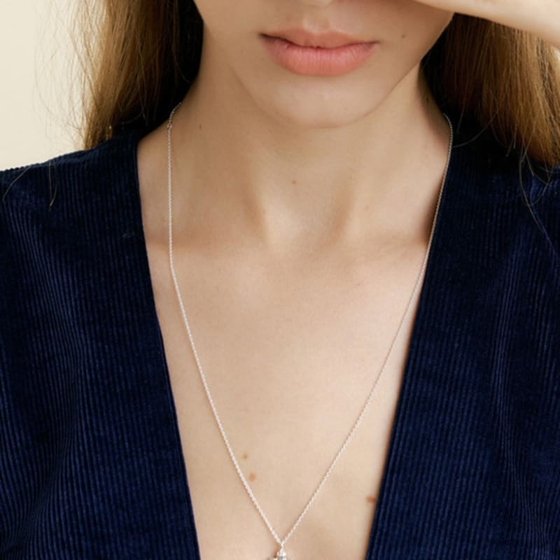 MATIAS Clover Necklace (Silver)