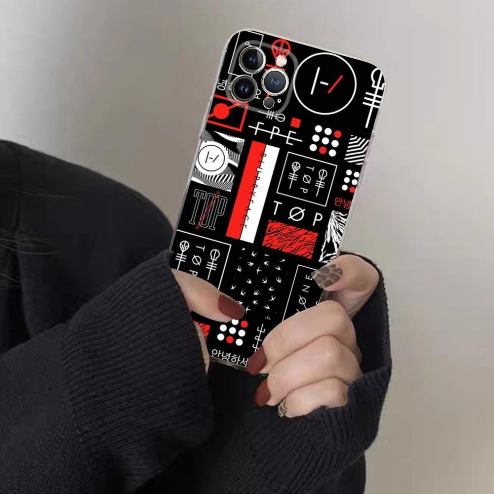 Band Twenty One P-Pilots Handyhülle Für IPhone 16 15 8 7 6 6S Plus X SE XR XS 14 11 12 13 Mini Pro Max Handyhülle