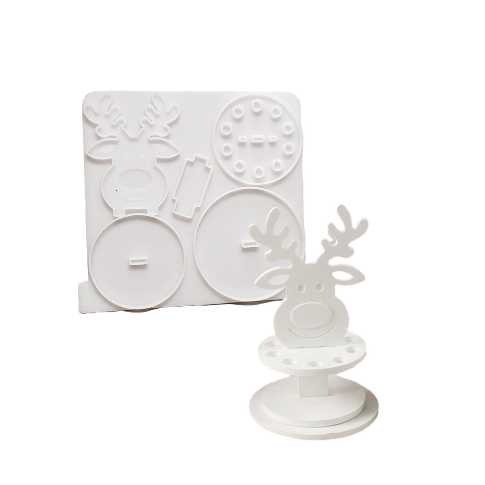

Practical Sturdy Silicone Mould for Reindeer Money Roll Display Portable for Creative Baking And Festive Occasions