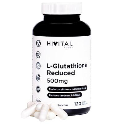 L-Glutatione ridotto 500 mg | 120 capsule vegane