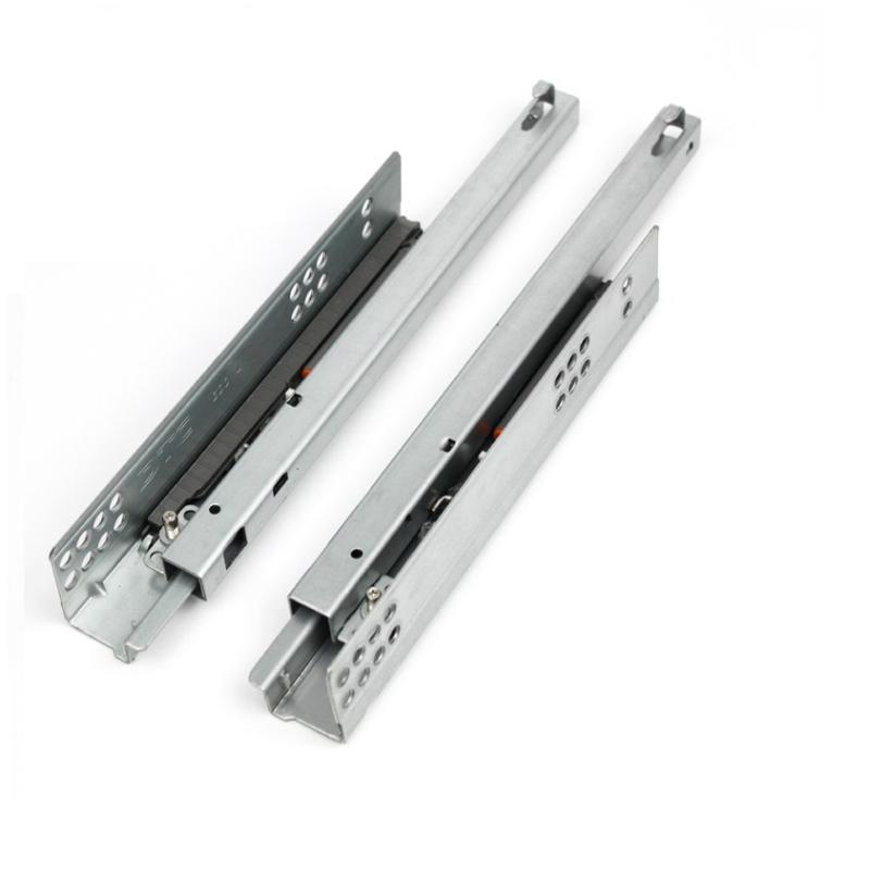 

Under Mount Single Extension Drawer Slide Soft Close 3/4 Extension 2-Fold Pin Fixing DTC L250mm