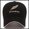 UV CZA010 [White Fang] Hat, Casual, Embroidered, Cap, Outdoor, Protection, Casual, Men's, Women's, (Black)
