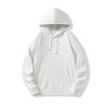 Heavyweight Drop Shoulder Pure Cotton Hooded Sweatshirt with Custom Logo and Printing