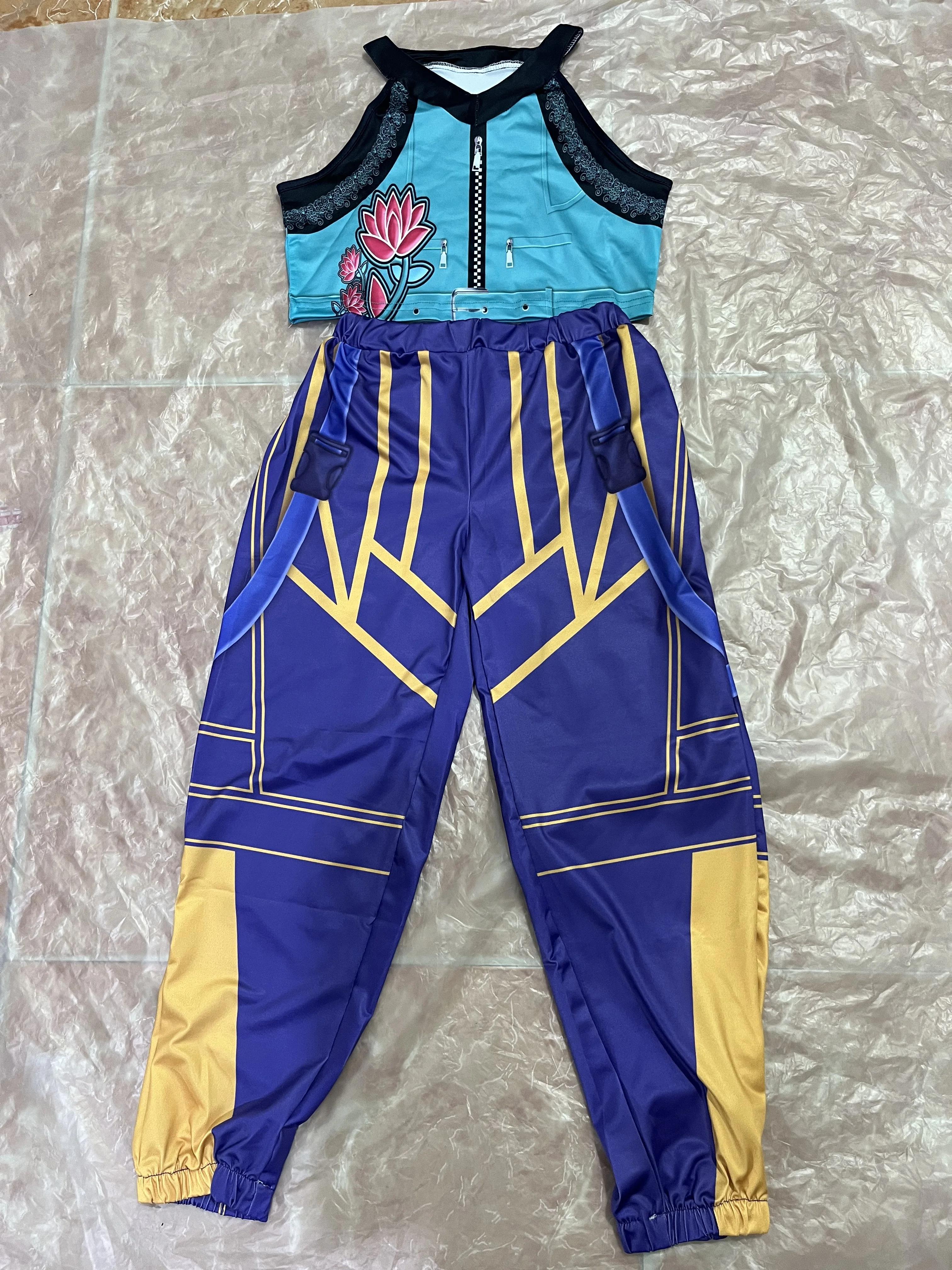 

Детский костюм для косплея Rumi Mira Zoey KPop Охотницы на демонов Девушка K Pop Huntrix Золотой костюм Ребенок Одежда Наряд для Хэллоуина Kids 130cm&K Pop Demon Hunter