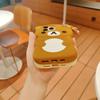 For Samsung Galaxy S25 S24 S23 Plus Ultra S25Ultra 3D Kawaii Cartoon Bear Silicone Soft Cover Doll Keychains Phone Case