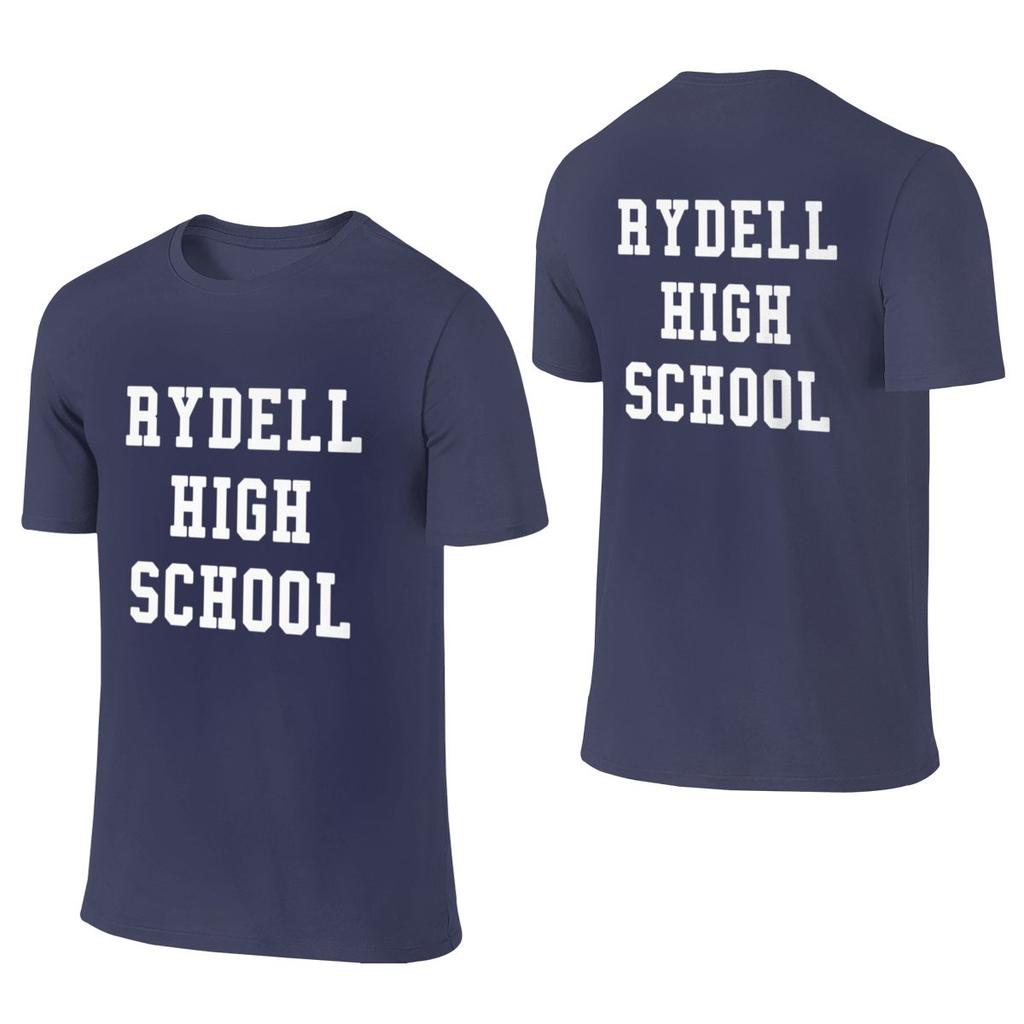 Rydell High School Casual Reversible Tshirt Versatile Outdoor Soft Tones Tees