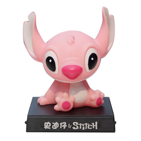 Cartoon Stitch Figure Model Shaking Head Doll Car Interior Hand-made Ornament