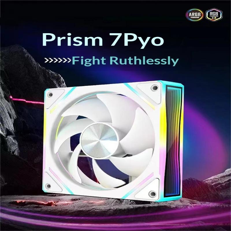 12Cm Argb 4 Pin Computer Case Fan Quiet Cooling 12V Large Air Volume 800-1600Rpm For Desktop Gaming Pc Build