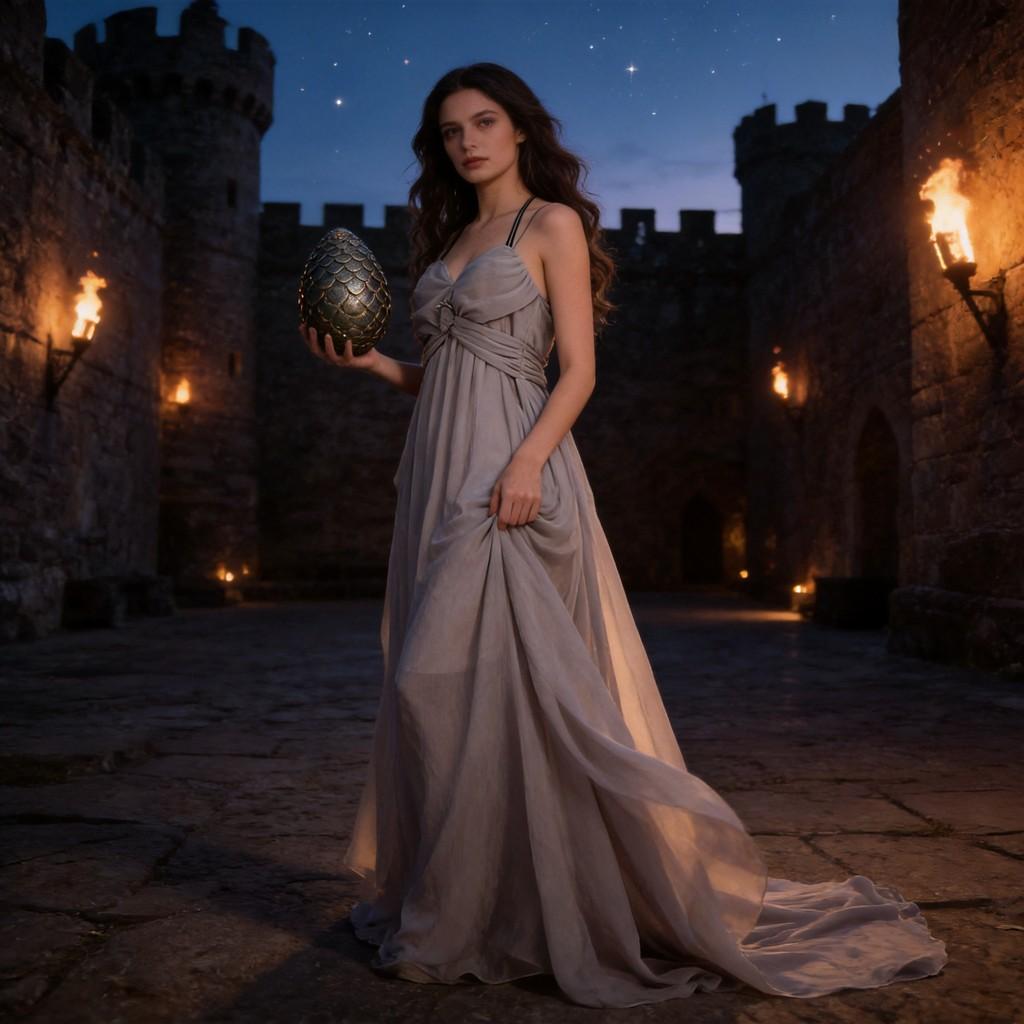 Game Of Thrones Daenerys Long Dress Cosplay Costume For Halloween And Anime Role Play
