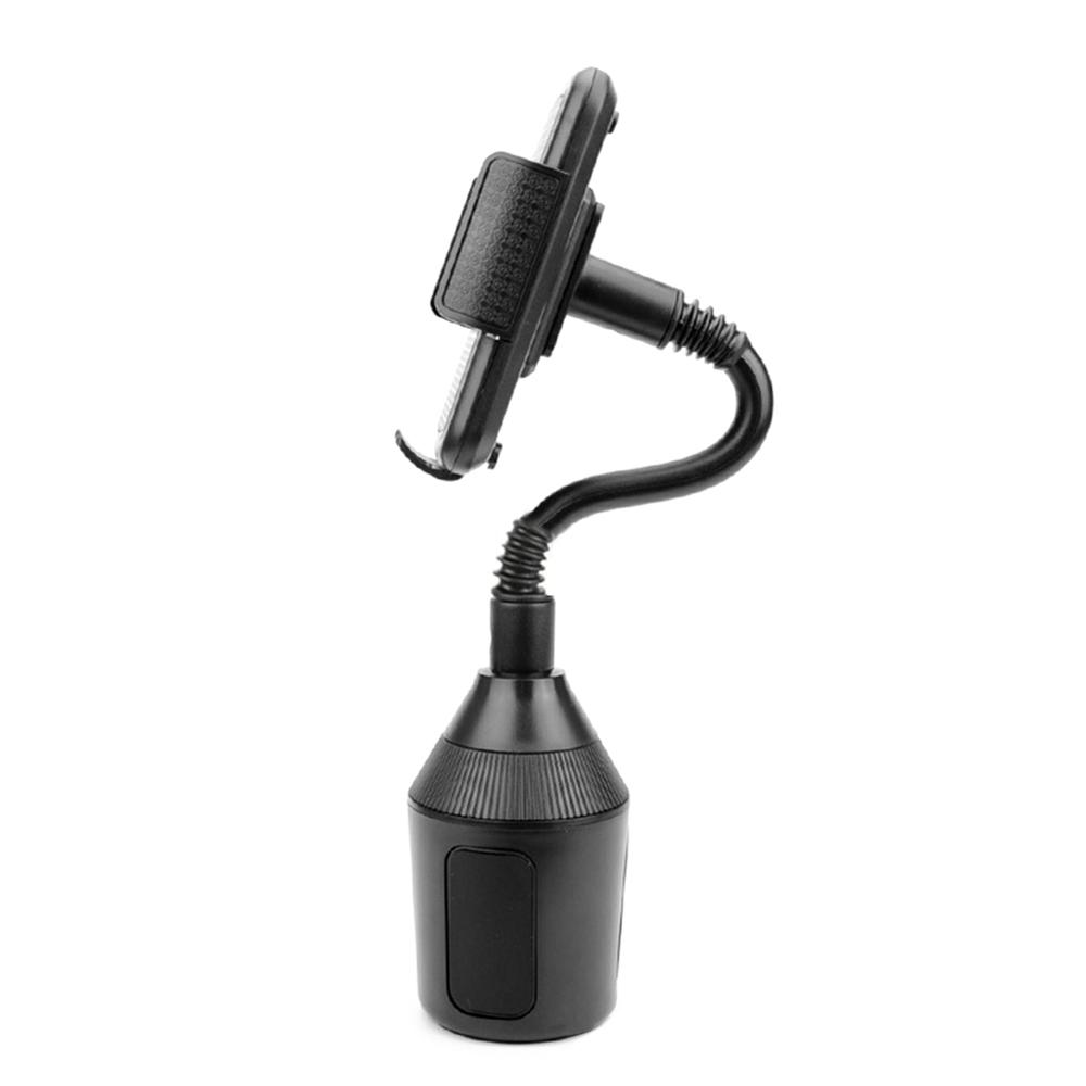 Adjustable Gooseneck Car Cup Holder Phone Mount for iPhone Samsung Galaxy Google and More Devices 360° Rotation