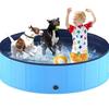 Foldable Dog Pool Collapsible Kiddie Pool With Quick Drainage Hole Small Dog Pool Portable Kids Dog Bath Pet Bathing Pool