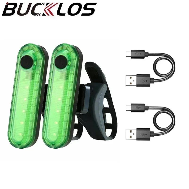 Bicycle Rear Light Ultralight Brightness Bicycle Taillight USB Rechargeable Mtb Night Riding Warning Lamp Cycling Accessories