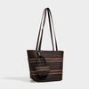 Large Capacity Woven Bag for Women's Commuting, Versatile Shoulder Bag, Trendy Hand-held Tote, Special Vegetable Basket, Woven Bag