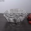 Kitchen Stainless Steel Fruit Basket Fruit Plate Washing Basket Colander Storage Baskets Snack Bowl Candy Dish Tableware
