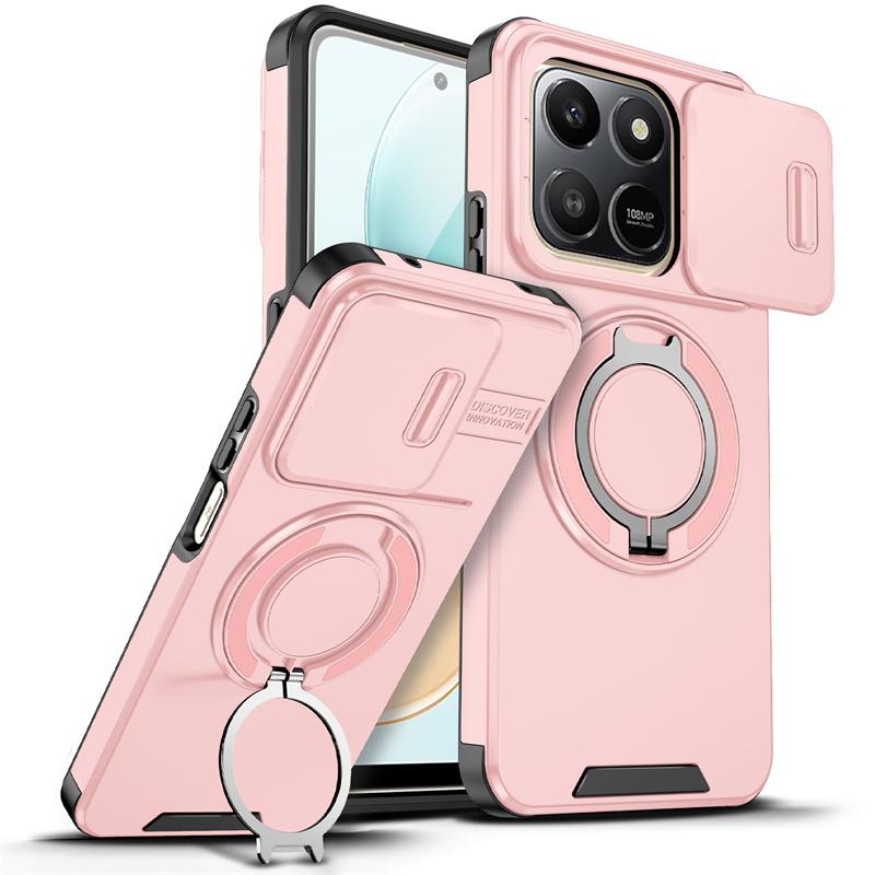 

For Honor 400 Smart 5G X7D X8D Slide Camera Lens Protector Armor Case Funda For Honor X5C Plus Military Grade Bumpers Ring Cover Honor 400 Smart 5G
