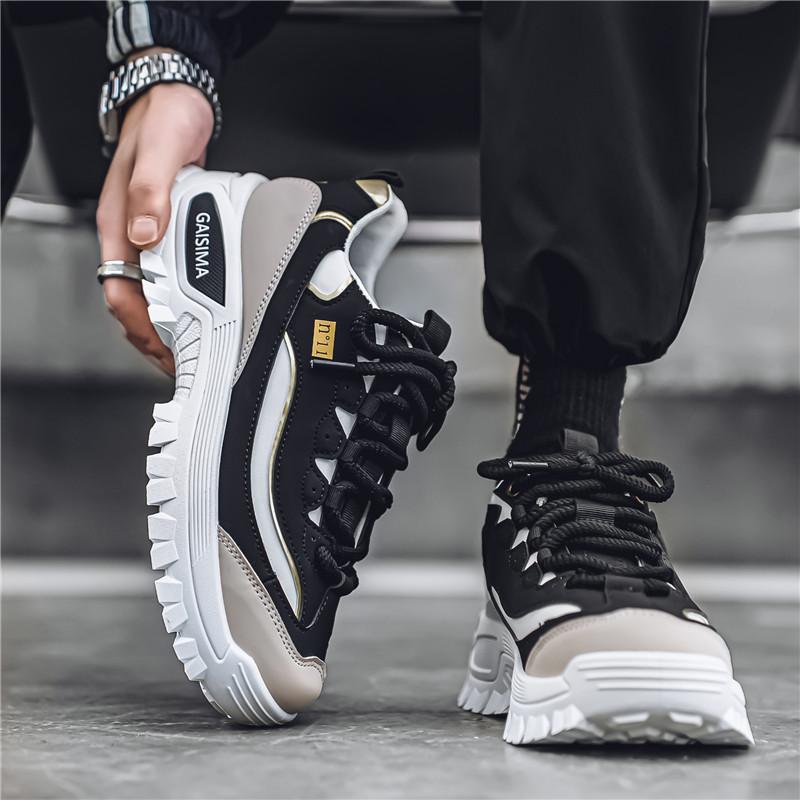 Fashion Fashion Design Red Sneakers For Men Street Style Outdoor Casual Sneakers Men Original Platform Men's Sports Shoes tenis hombres