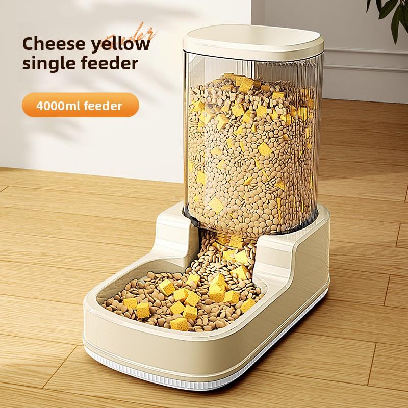 Indoor Simple Large-capacity Dog Bowl, Anti-tipping Pet Automatic Refilling Water Dispenser, Large-sized Dog Feeding Basin