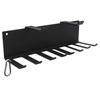 Effective Double Level Fitness Accessories Shelf With 8 Hook 2 Support for Exercise Gear Organization
