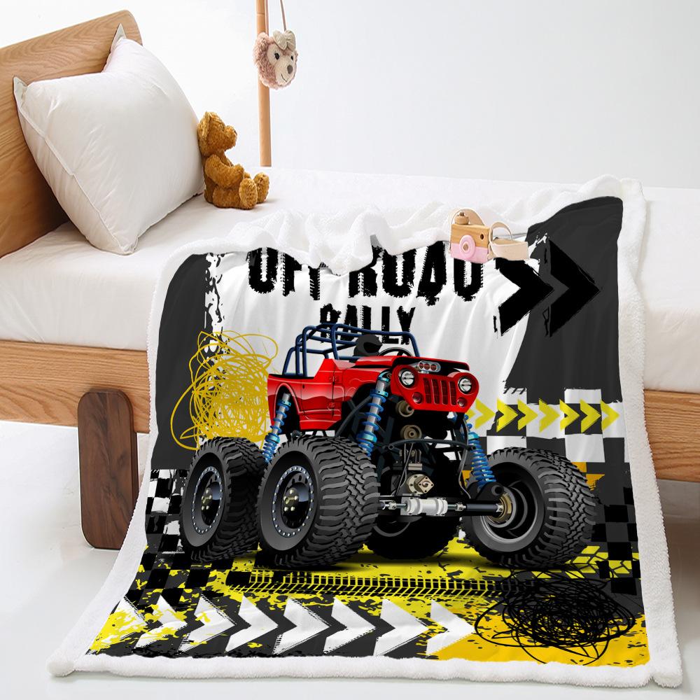 Blanket Car Suv Lamb Fleece Crystal Fleece Blanket