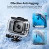PULUZ for GoPro MISSION 1 / 1 PRO 60m Waterproof Housing Diving Protective Case with Anti-fog Sheets