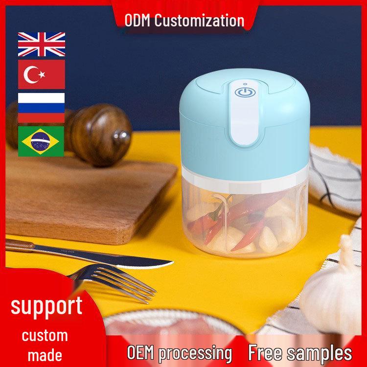Electric Garlic Masher and Mincer for Home Use: Compact Mincing and Chopping Tool