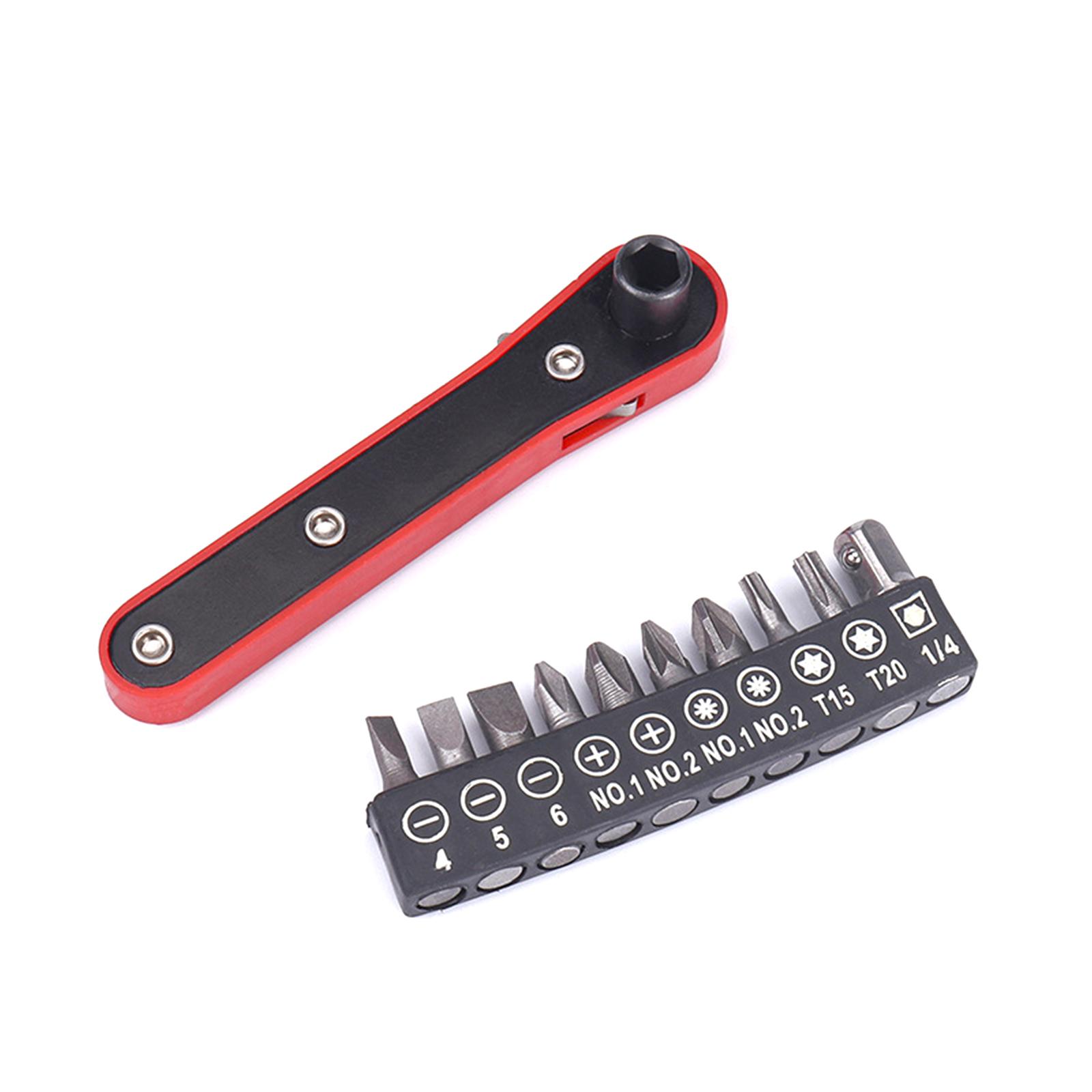 

Мини-ключ с храповым механизмом, отвертка, головка с шестигранной головкой, биты для отвертки, ключ с храповым механизмом, быстросъемный инструмент для ремонта головок