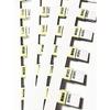 100pcs Colors Racing Rubber Pigeon Ring Tough Material Rubber Bands for Racer Pigeon Colorful Numbered (White,Solid)