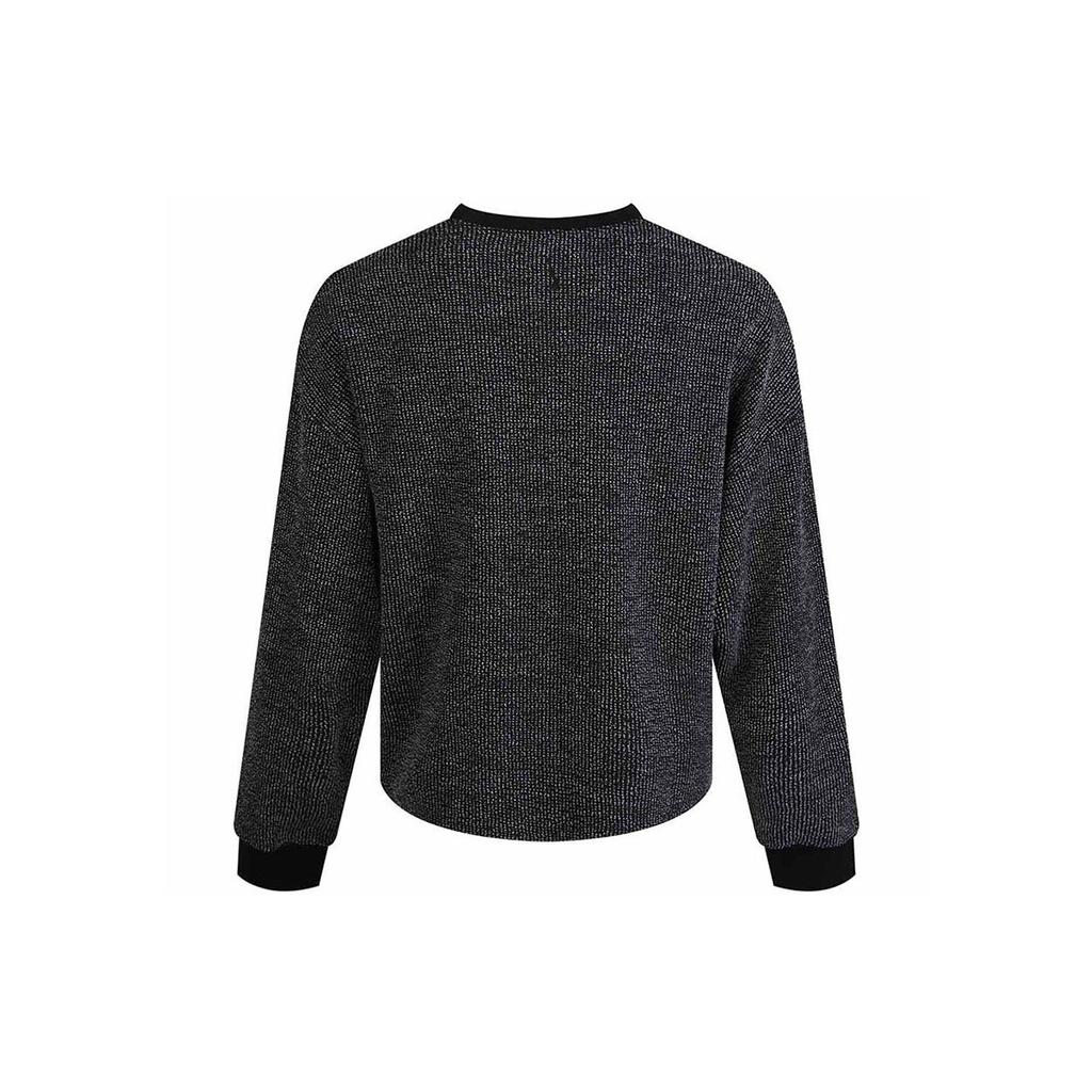Nike Sweatshirts Women's Black Crew Neck Moderate Regular CU6339-010