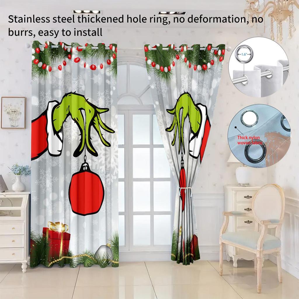 High-Precision Black Silk Blackout Curtains - Polyester, Sun Protection, Customized Design