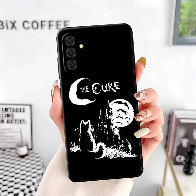 Black Cat Witch Aesthetics Soft Phone Case for Samsung A17 A37 A57 A16 A26 A36 A56 A15 A25 A35 A55 A14 A24 A34 A54 A13 A23 A33 A