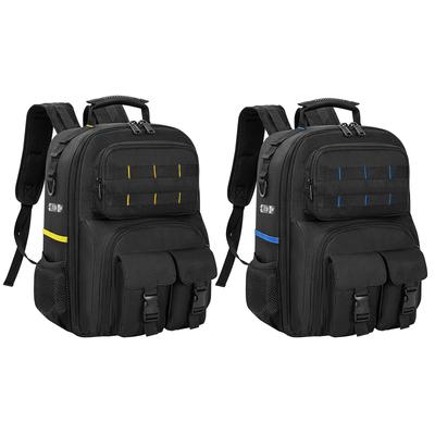 Professional Work Shoulder Bag Wear Resist Thicken Tool Backpack Hardware Tool Storage Bag for Construction Contractors Plumbing