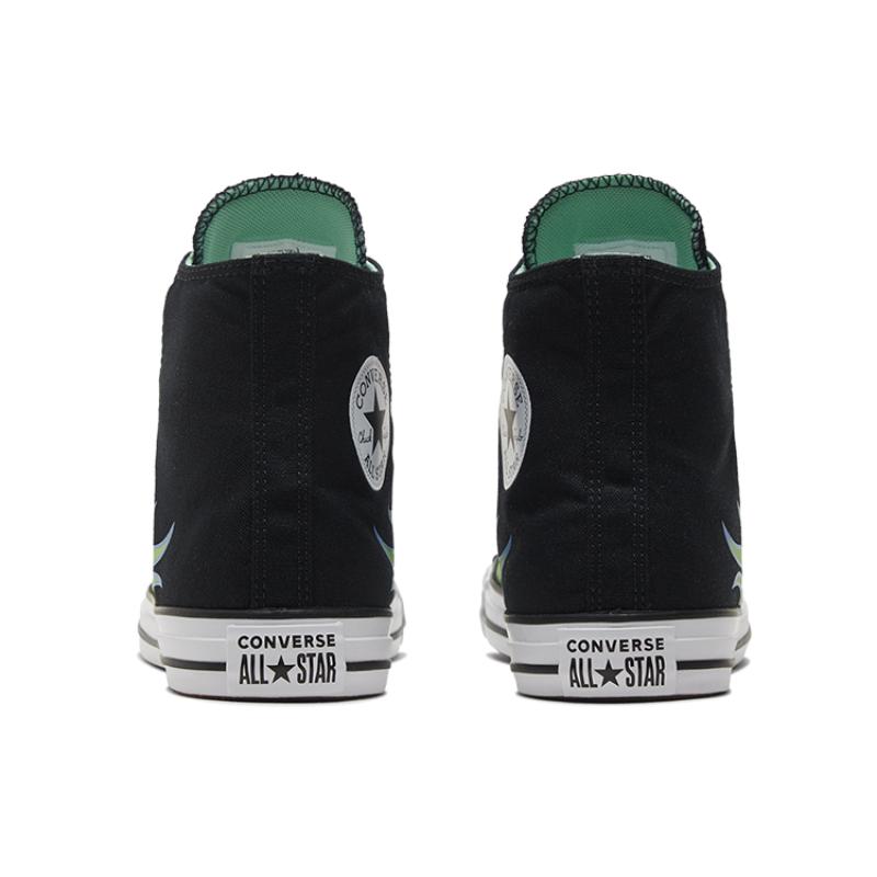 Converse Chuck Taylor All Star Comfortable and Versatile High-Top Canvas Unisex Black, Blue and Green