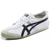 ONITSUKA TIGER MEXICO 66 Weiß Silber Schwarz Sneaker DL408-0190