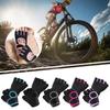 Yousheng 2Pcs Half Finger Sports Gloves, Anti-slip Breathable Fingerless Gloves, Adjustable Men Women Gloves for Dumbbell Weightlifting Workout