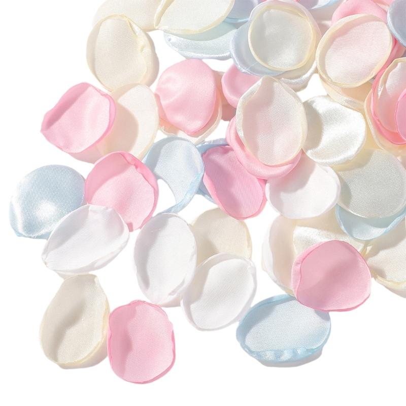 200Pcs Artificial Rose Petal Multipurpose Realistic Cloth Flower Petal for Holiday Party Decoration Wedding Supplies