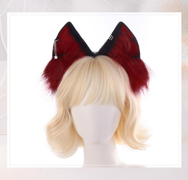 Halloween Headband Cosplay Plush Simulation Ear Headpiece