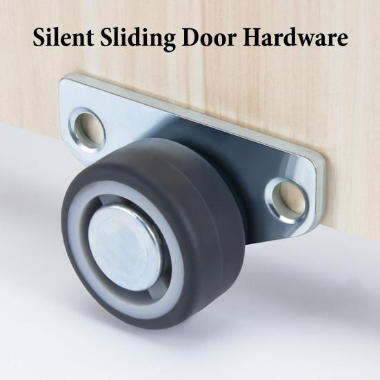 Yousheng 4/8Pcs Vertical Track Roller Wheel, Load-Bearing Anti-Sag Sliding Door Bottom Rollers, Heavy Duty Sliding Door Bottom Guide for Wardrobe