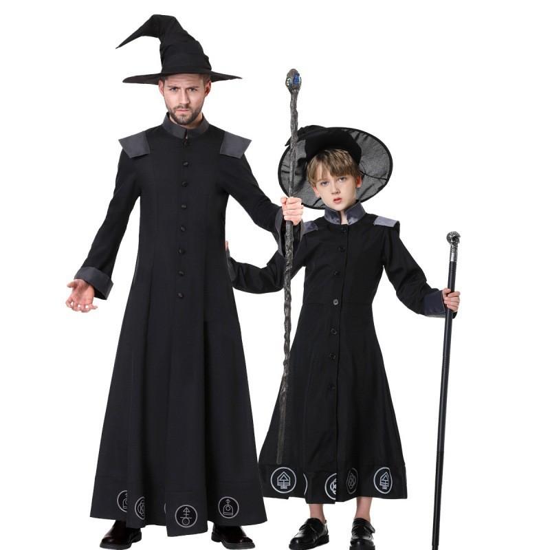 Enchanting Halloween Witch And Wizard Costume For Parties And Performances In 2023