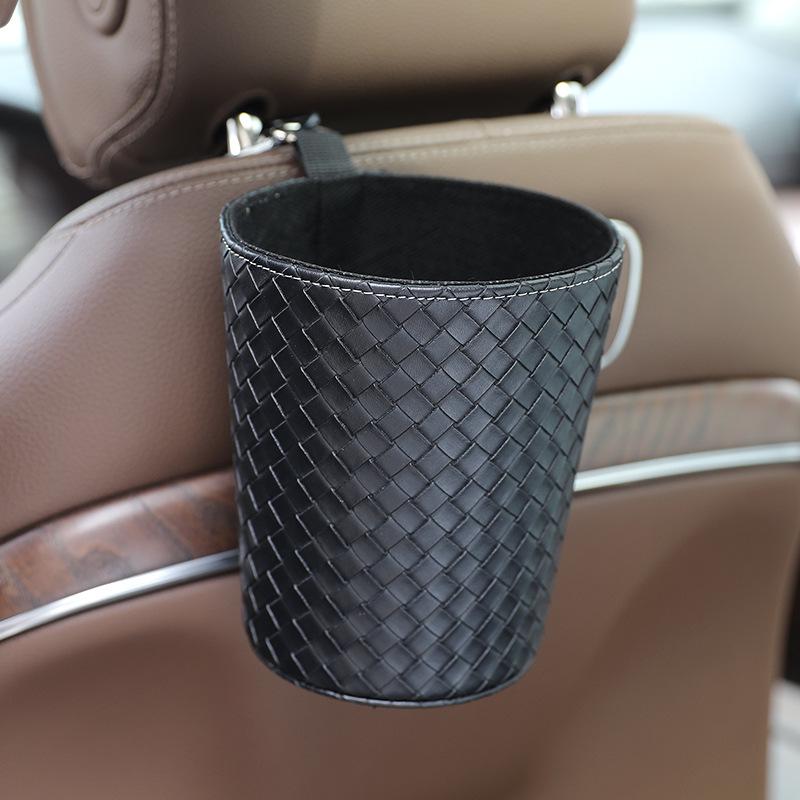 Panda Car Hanging Trash Can & Organizer