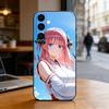 N-Nino N-Nakano Anime Phone Case For Samsung Galaxy A73,A72,A71,A70,A53,A52,A51,Soft Silicone Black Cover