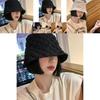 Elegant Uv Protection Fisherman Hat Womens Large Head Summer Vacation Hat