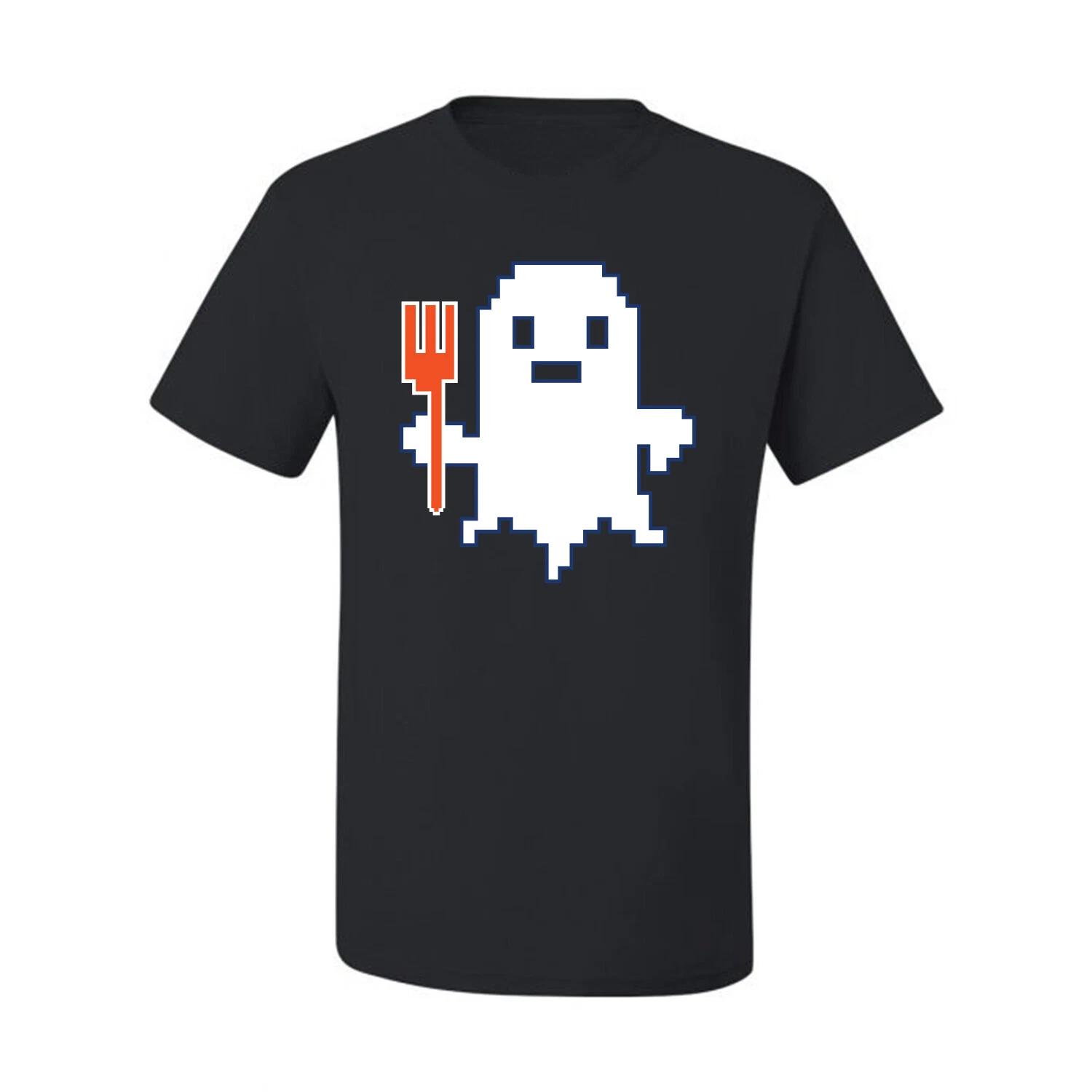 New York Baseball Ghost Fork LFGM Sports Men Graphic T- Shirt XL