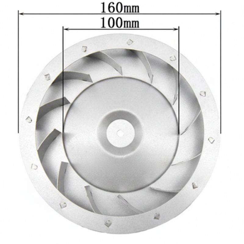 ABJI-Fan Wind Wheel High Temperature Motor Part Centrifugal Fan Blades For Kitchen Oven Impeller Replacement
