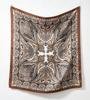 Beach sunset fashion silk scarf print 91CM silk square scarf decorative scarf scarf versatile shawl silk scarf